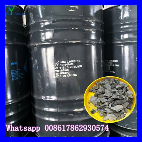 calcium carbide for sale 100kg drums 50-80mm 25-50mm price supplier