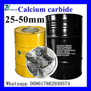 Calcium carbide 1kg price 25-50mm 50kg/100kg drum factory in china