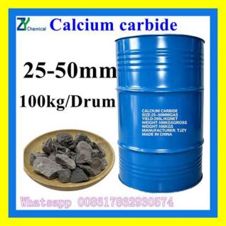 Calcium carbide for sale 25-50mm 50kg 100kg drum price China 